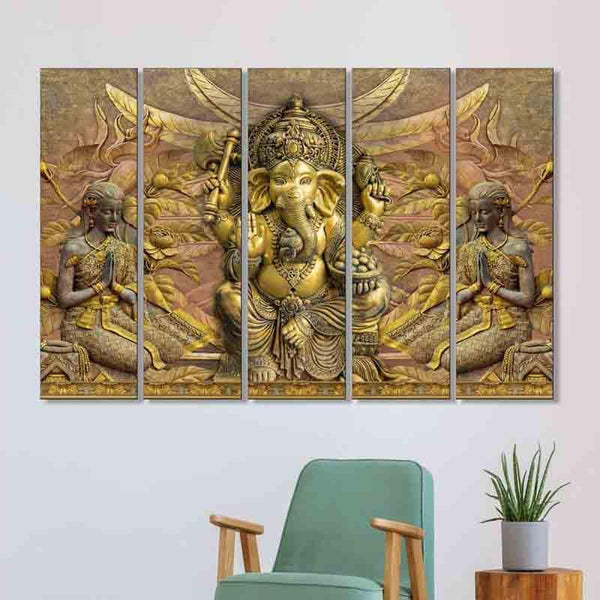 Wall Art & Paintings - Morya Wall Art - Set Of Five