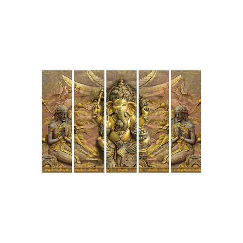 Buy Morya Wall Art - Set Of Five Wall Art & Paintings from Vaaree