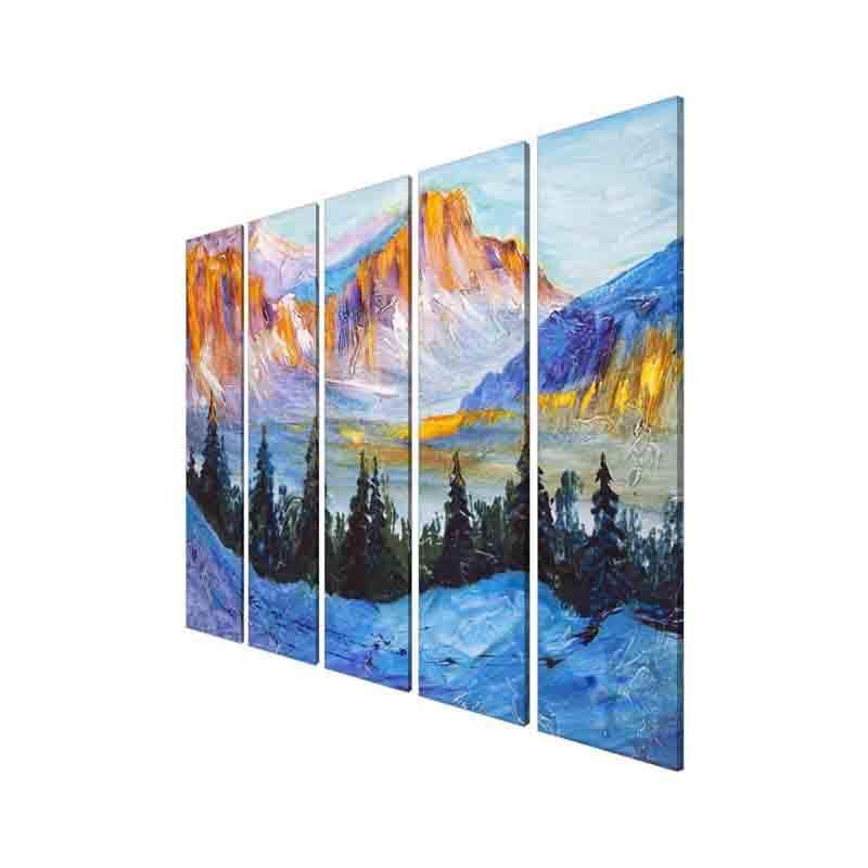 Wall Art & Paintings - Mountain Calls Wall Art - Set Of Five