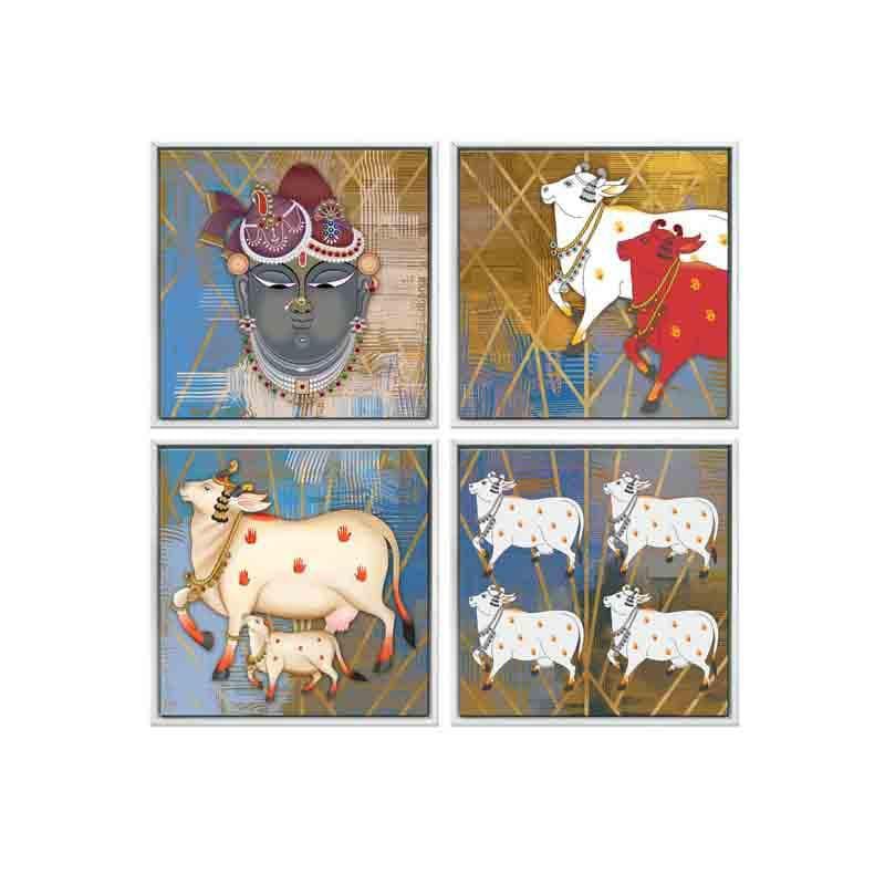 Wall Art & Paintings - Nandi Wall Art - Set Of Four