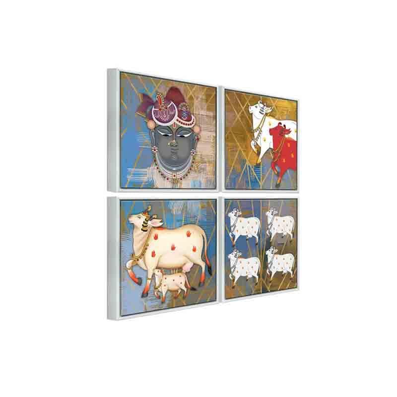 Wall Art & Paintings - Nandi Wall Art - Set Of Four