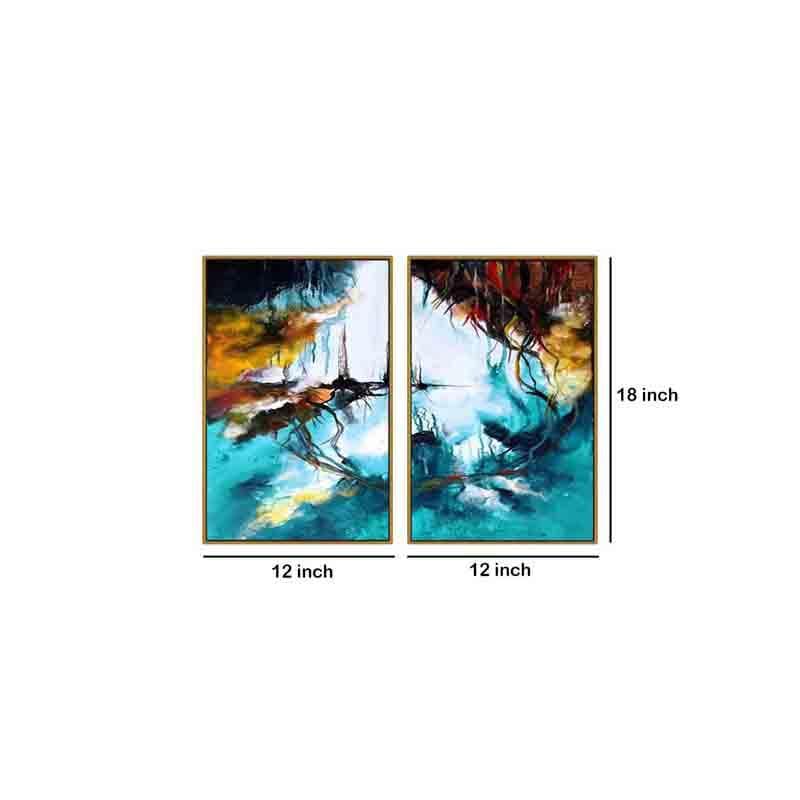 Wall Art & Paintings - New View Wall Art - Set Of Two