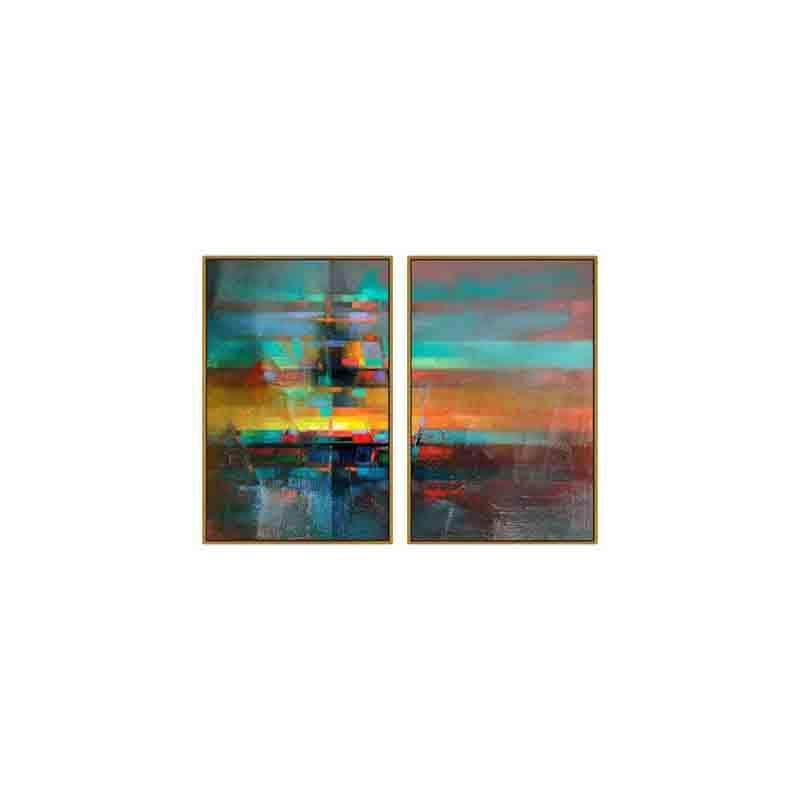 Wall Art & Paintings - North Lights Wall Art - Set Of Two