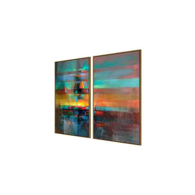 Wall Art & Paintings - North Lights Wall Art - Set Of Two