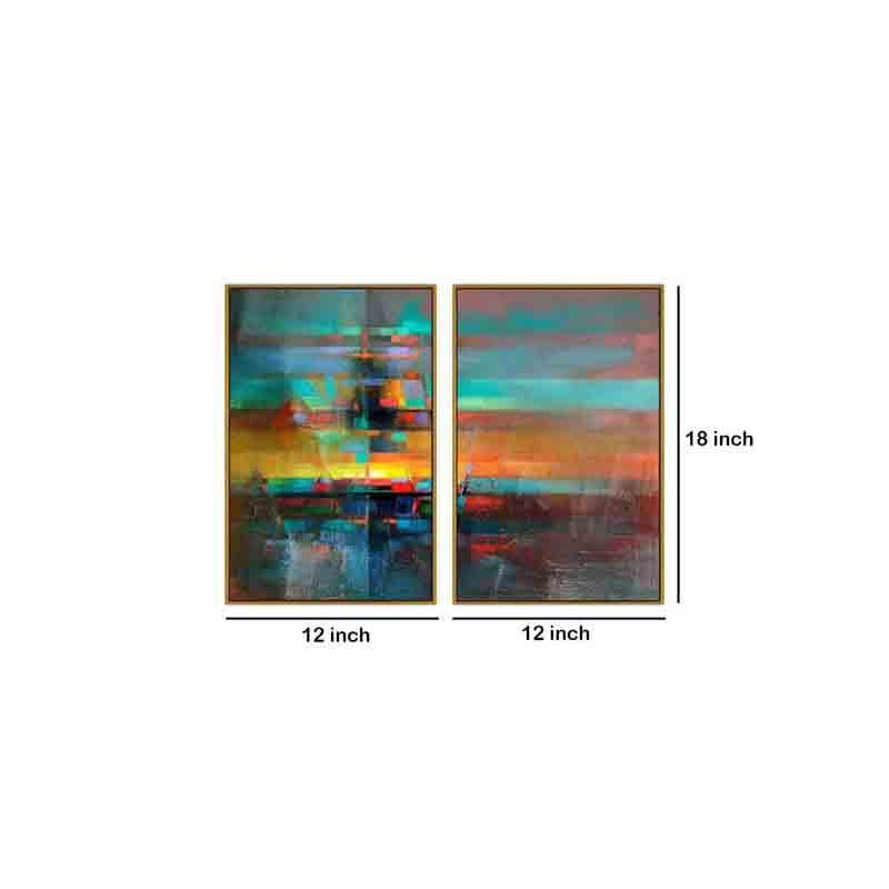 Wall Art & Paintings - North Lights Wall Art - Set Of Two