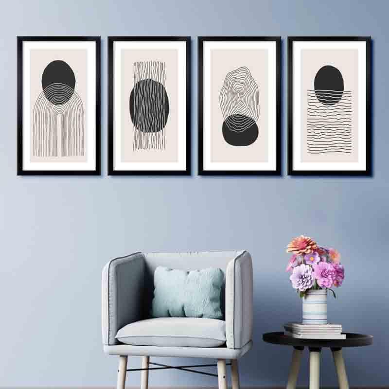 Wall Art & Paintings - Overthinking Wall Art - Set Of Four