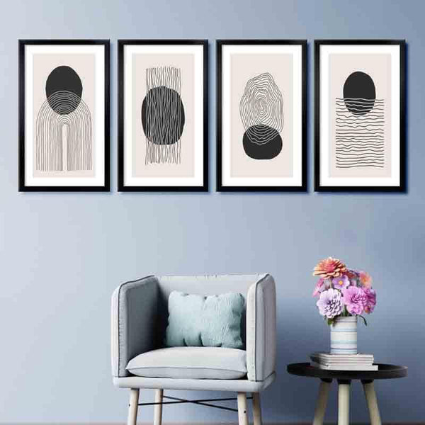 Buy Wall Art & Paintings - Overthinking Wall Art - Set Of Four at Vaaree online