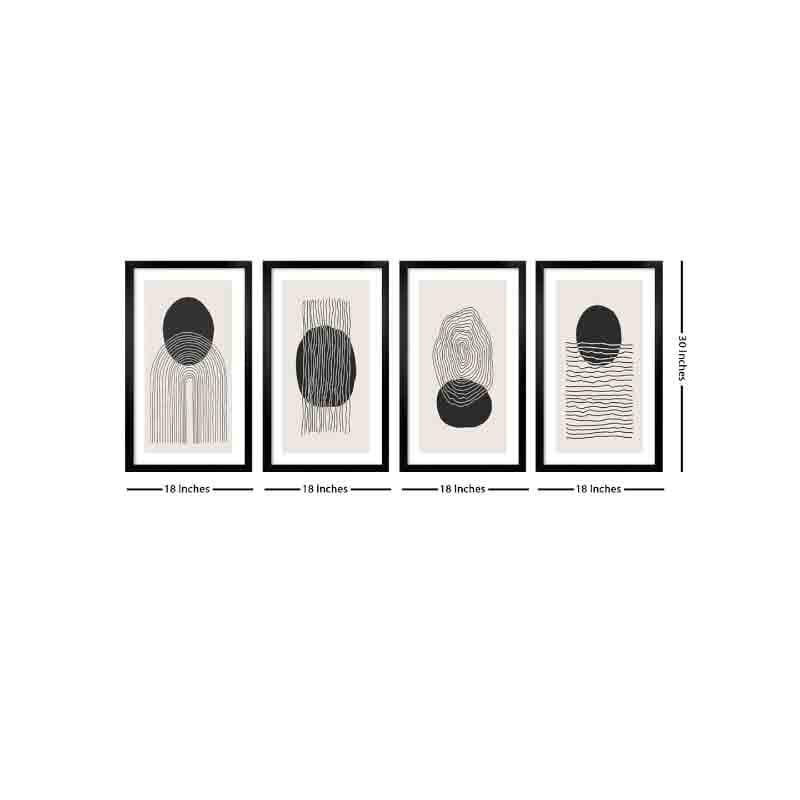 Wall Art & Paintings - Overthinking Wall Art - Set Of Four