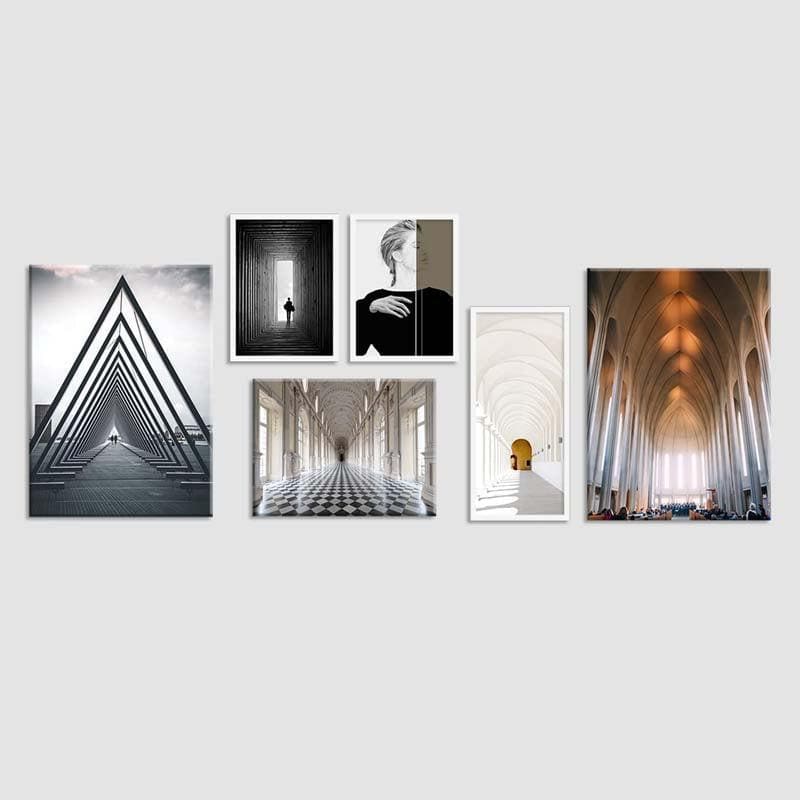 Wall Art & Paintings - Perspective Wall Art - Set Of Six