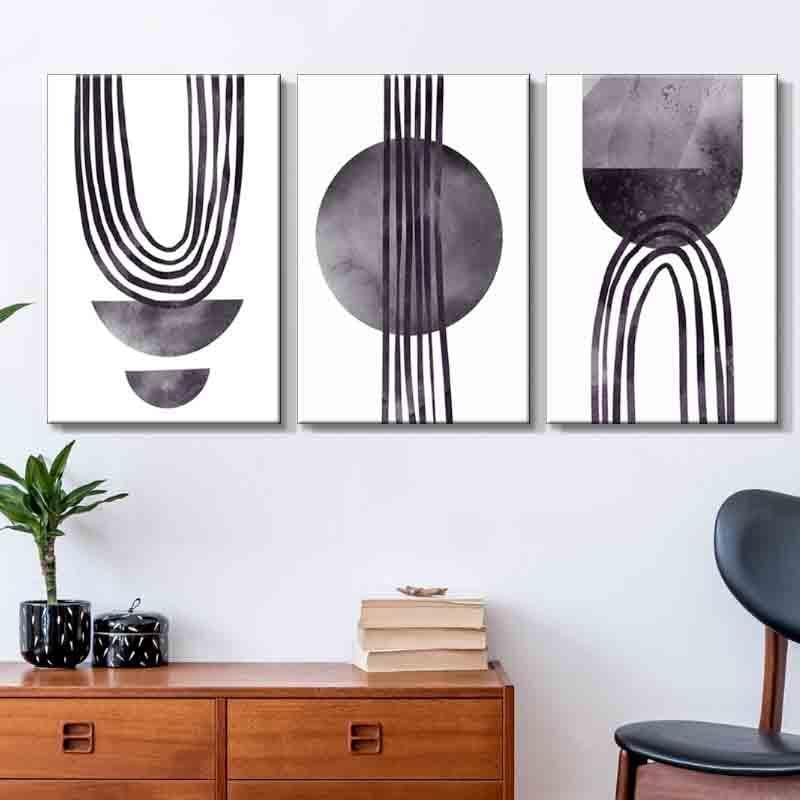 Wall Art & Paintings - Phases Of Moon Wall Art - Set Of Three