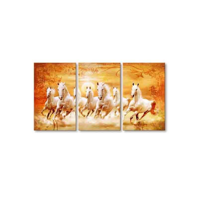 Wall Art & Paintings - Prancing Horses Wall Art - Set Of Three