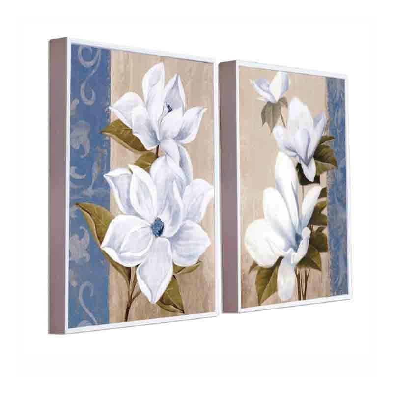 Wall Art & Paintings - Pristine Blooms Wall Art - Set Of Two