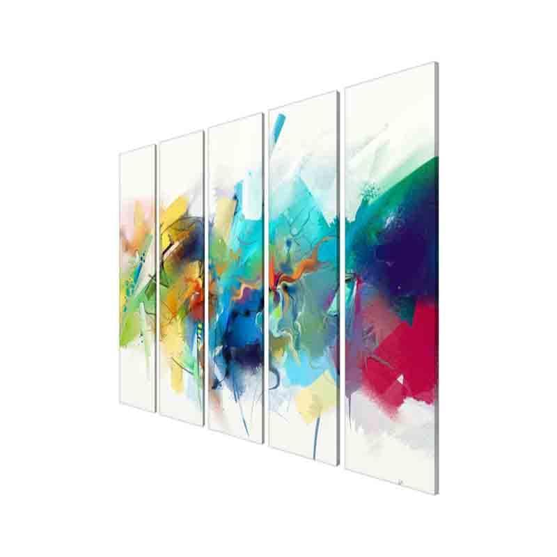 Wall Art & Paintings - Rainbow Wall Art - Set Of Five