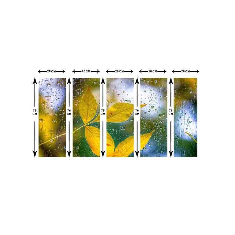 Wall Art & Paintings - Raindrops Wall Art - Set Of Five