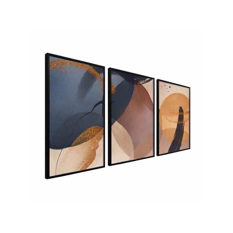 Buy Random Brushes Wall Art - Set Of Three Wall Art & Paintings from Vaaree