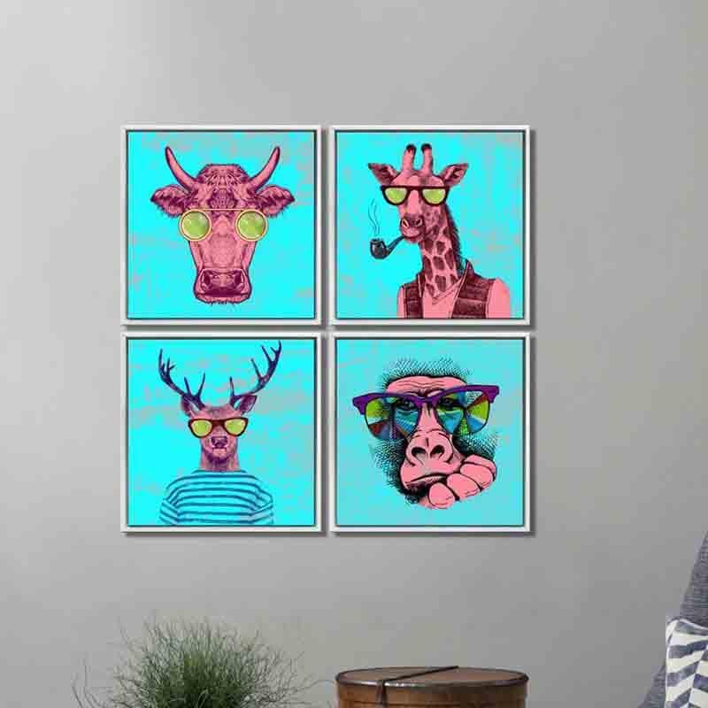 Buy Rappers Wall Art - Set Of Four Wall Art & Paintings from Vaaree