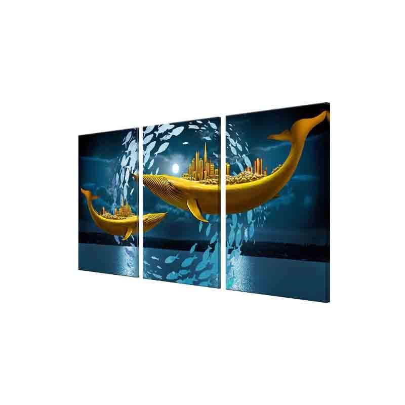 Wall Art & Paintings - Shark Tank Wall Art - Set Of Three