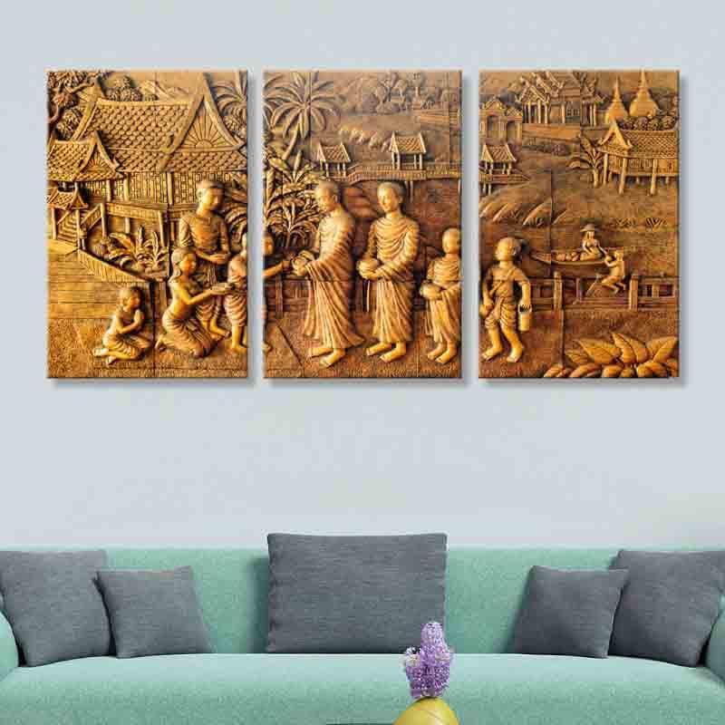 Wall Art & Paintings - Simple Life Wall Art - Set Of Three