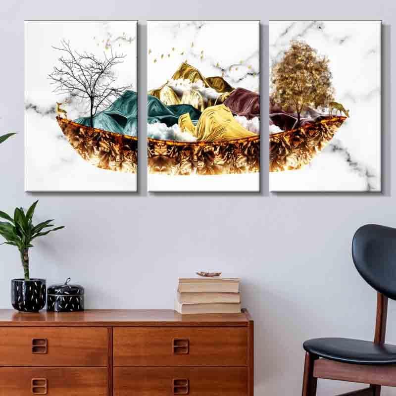 Wall Art & Paintings - Snowland Wall Art - Set Of Three