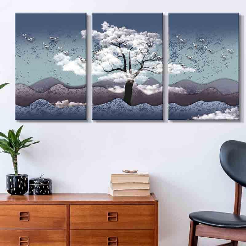 Wall Art & Paintings - Snowtree Wall Art - Set Of Three