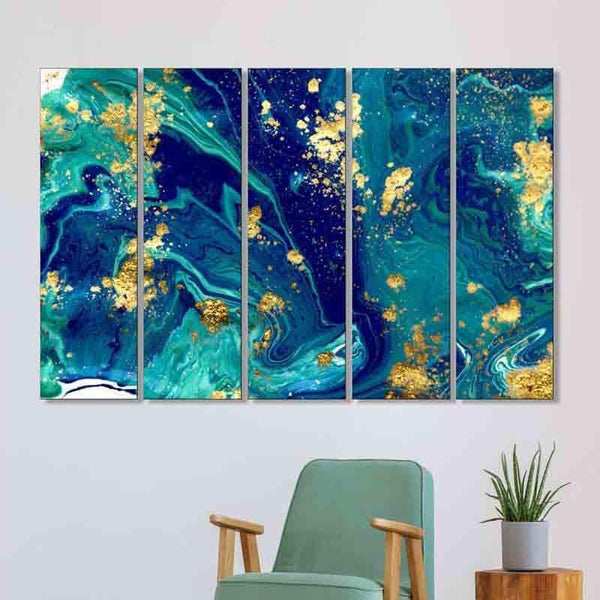 Wall Art & Paintings - Space Paradise Wall Art - Set Of Five