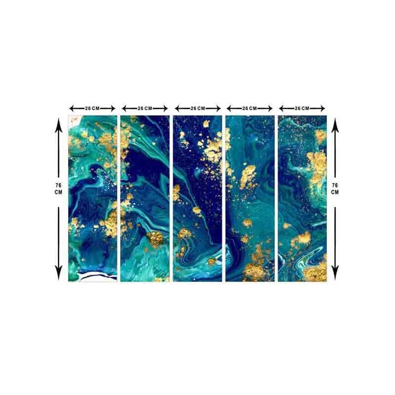 Wall Art & Paintings - Space Paradise Wall Art - Set Of Five