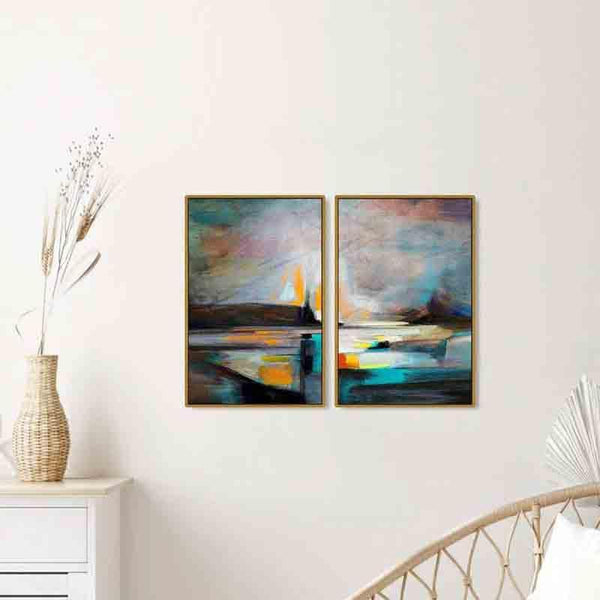 Wall Art & Paintings - Spark Wall Art - Set Of Two