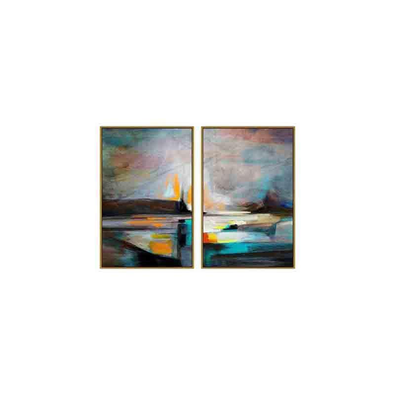 Buy Spark Wall Art - Set Of Two Wall Art & Paintings from Vaaree