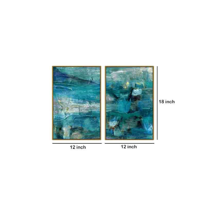 Buy Still Waters Wall Art - Set Of Two Wall Art & Paintings from Vaaree