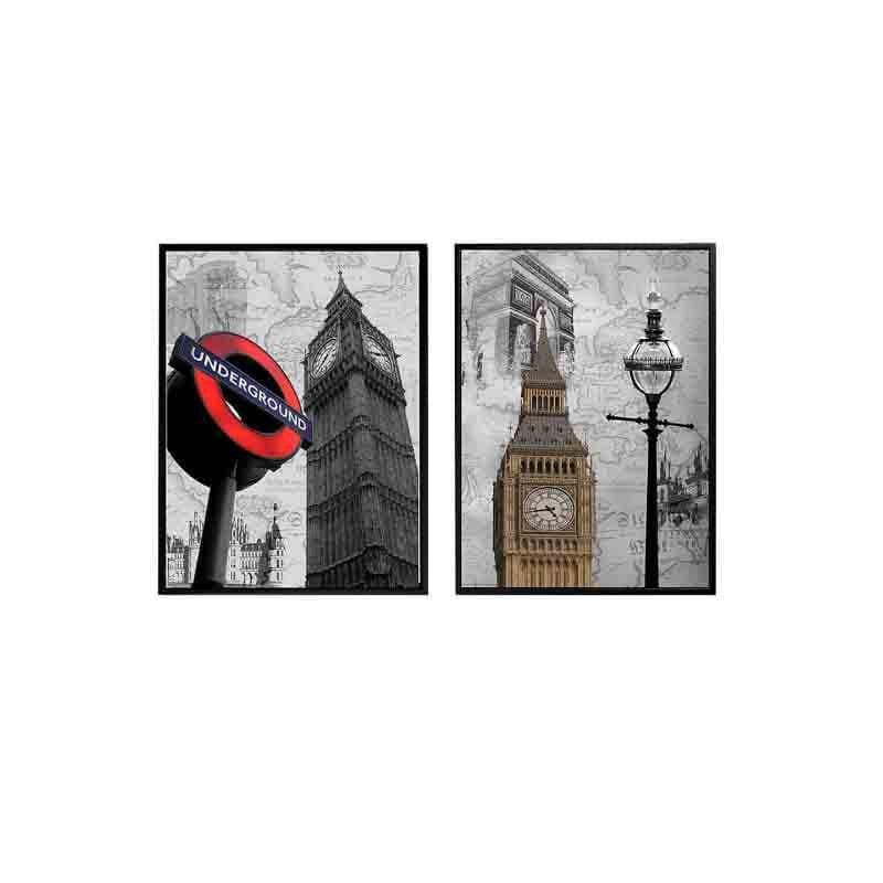 Wall Art & Paintings - Street View Wall Art - Set Of Two