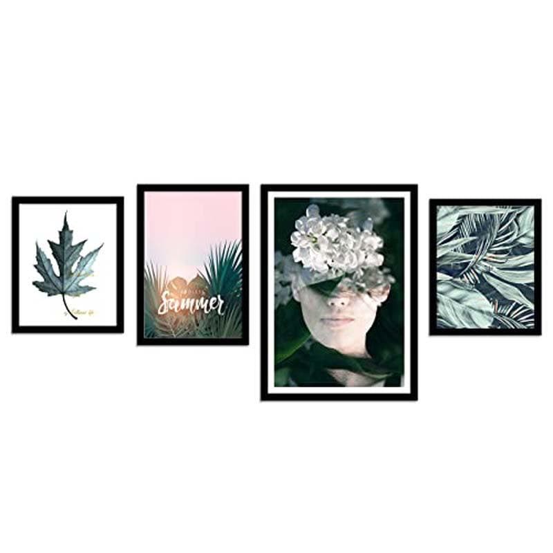 Buy Surrealism Wall Art - Set Of Four Wall Art & Paintings from Vaaree