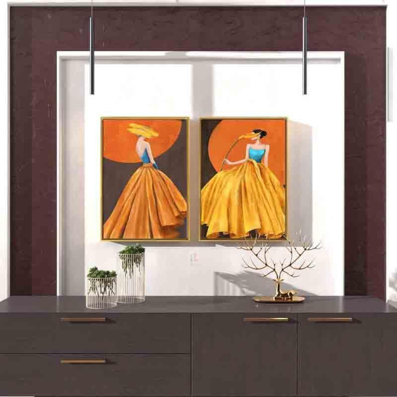 Wall Art & Paintings - The Ladies Wall Art - Set Of Two