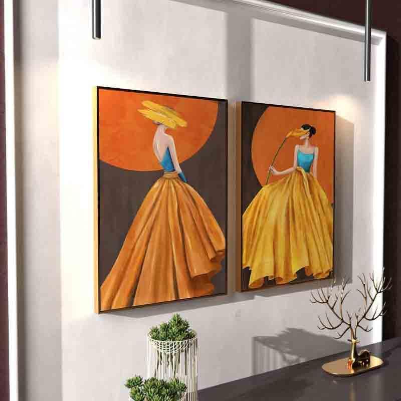 Wall Art & Paintings - The Ladies Wall Art - Set Of Two