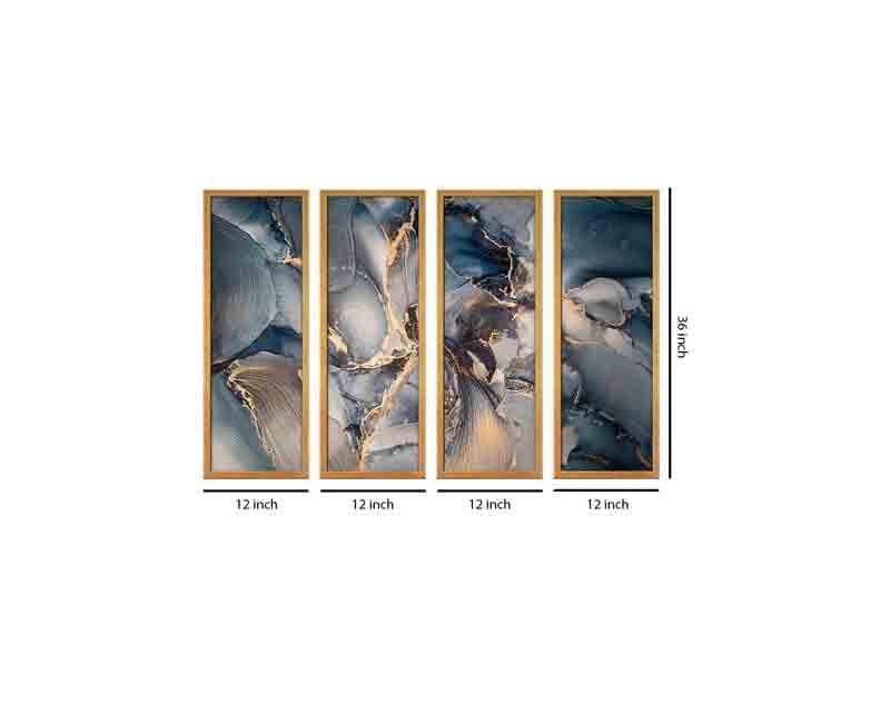 Buy Tornado Wall Art - Set Of Four Wall Art & Paintings from Vaaree