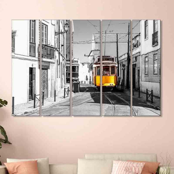 Wall Art & Paintings - Train Journey Wall Art - Set Of Five