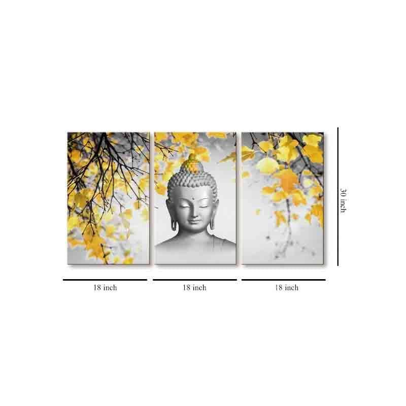 Buy Tranquility Wall Art - Set Of Three Wall Art & Paintings from Vaaree