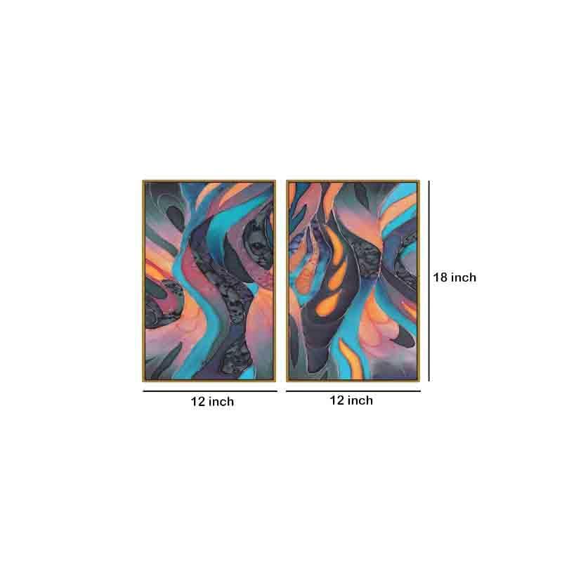 Wall Art & Paintings - Trippy Wall Art - Set Of Two