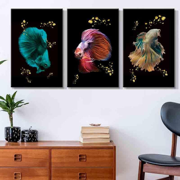 Wall Art & Paintings - Underwaters Wall Art - Set Of Three