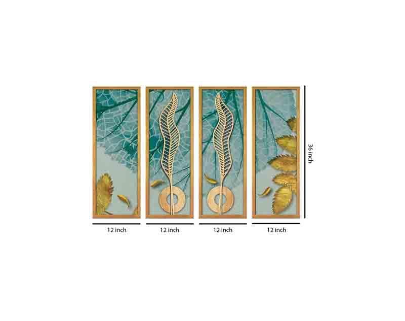 Buy Urban Jungle Wall Art - Set Of Four Wall Art & Paintings from Vaaree