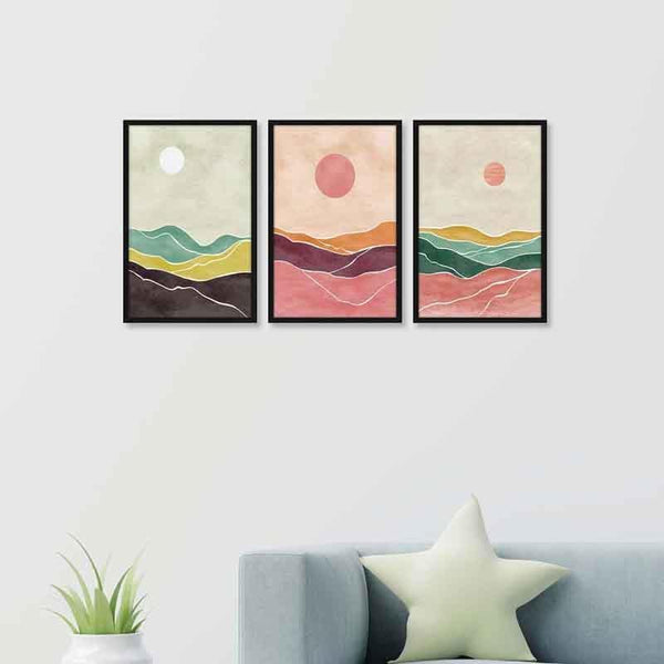 Wall Art & Paintings - View by the Sea Wall Art - Set Of Three