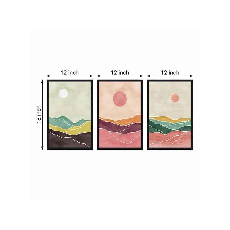 Wall Art & Paintings - View by the Sea Wall Art - Set Of Three