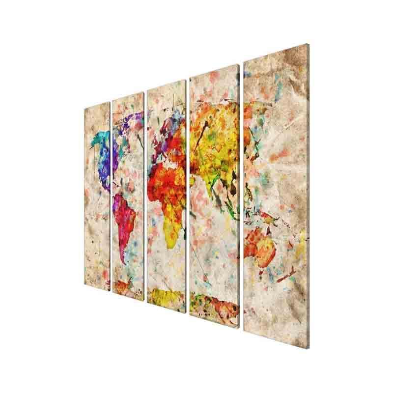 Buy Wanderlust Wall Art - Set Of Five Wall Art & Paintings from Vaaree