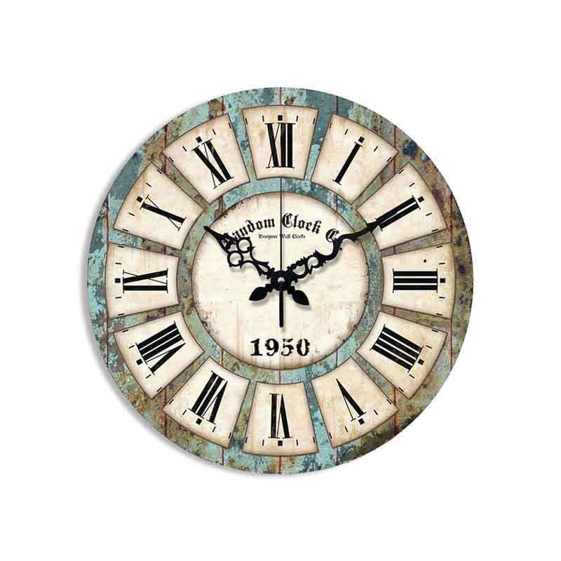 Buy Archaic Wall Clock - Grey Wall Clock from Vaaree