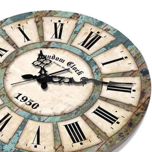 Buy Archaic Wall Clock - Grey Wall Clock from Vaaree