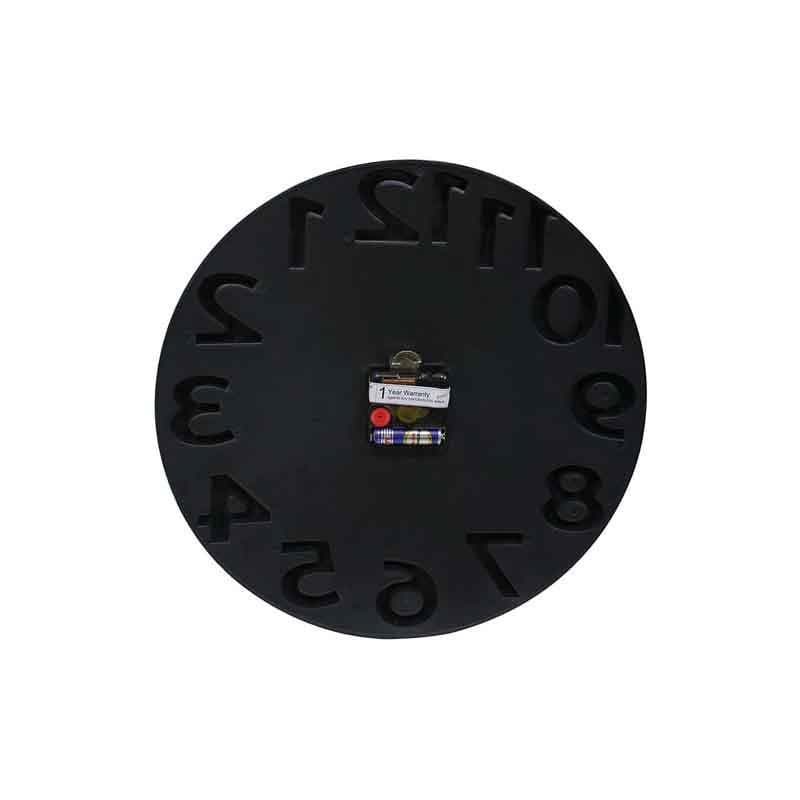 Wall Clock - Artistic Wall Clock - Charcoal