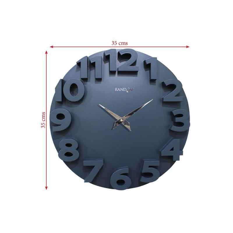 Buy Artistic Wall Clock - Grey Wall Clock from Vaaree