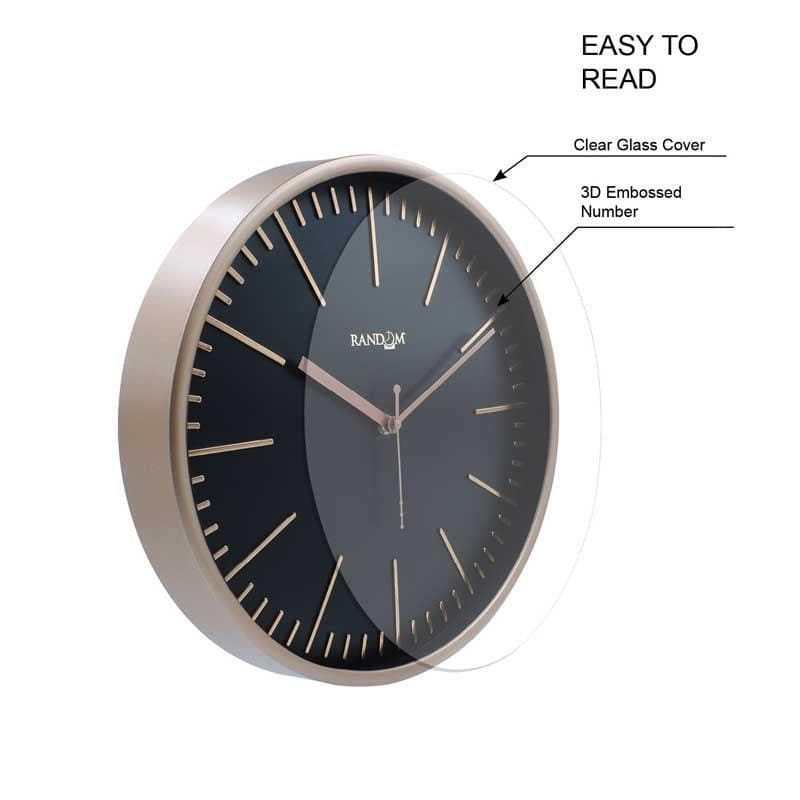 Wall Clock - Aster Wall Clock - Rose Gold