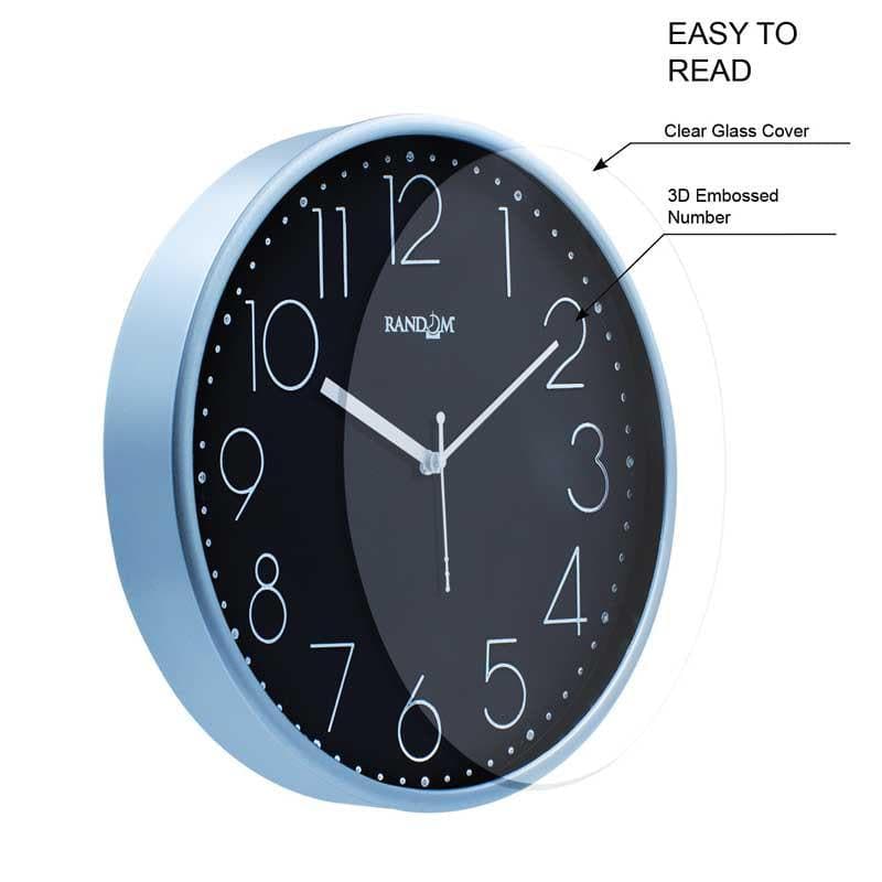 Buy Cento Wall Clock - Blue Wall Clock from Vaaree