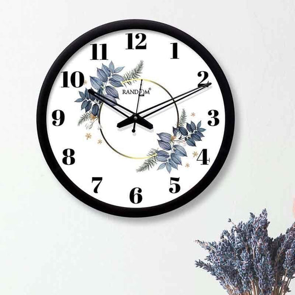 Wall Clock - Circular Floral Talks Wall Clock