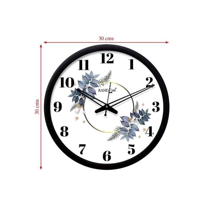 Wall Clock - Circular Floral Talks Wall Clock